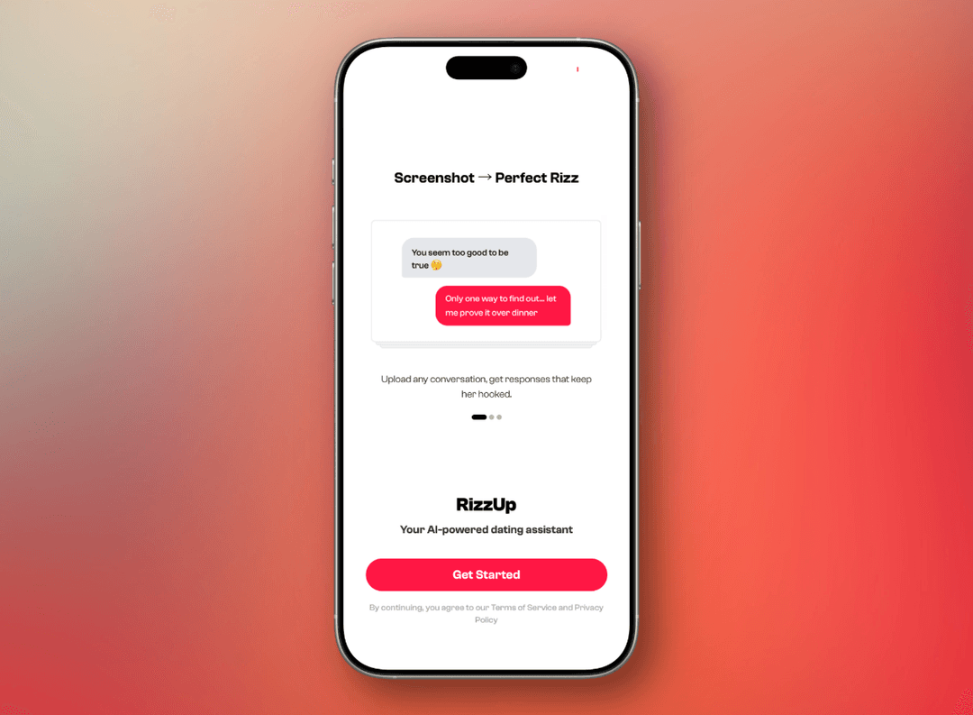 RizzUp App Screenshot